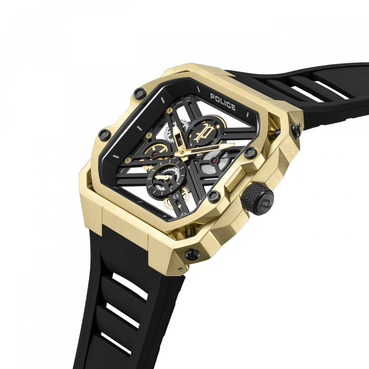 Police Relógio Disruptor I Dourado