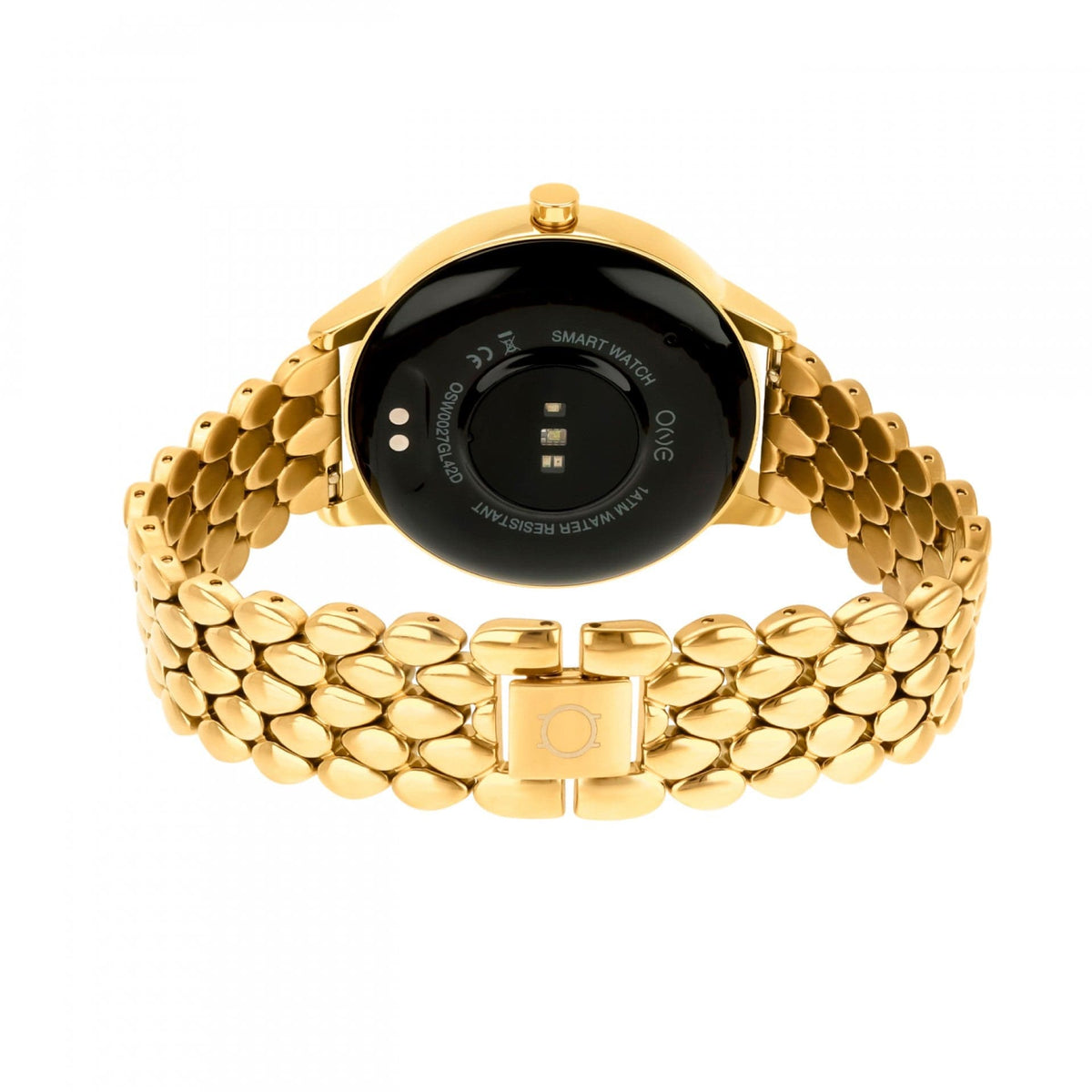One Relógio Smartwatch QueenCall Dourado