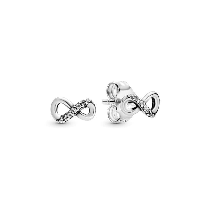 Pandora Sparkling Infinity Brincos Mulher