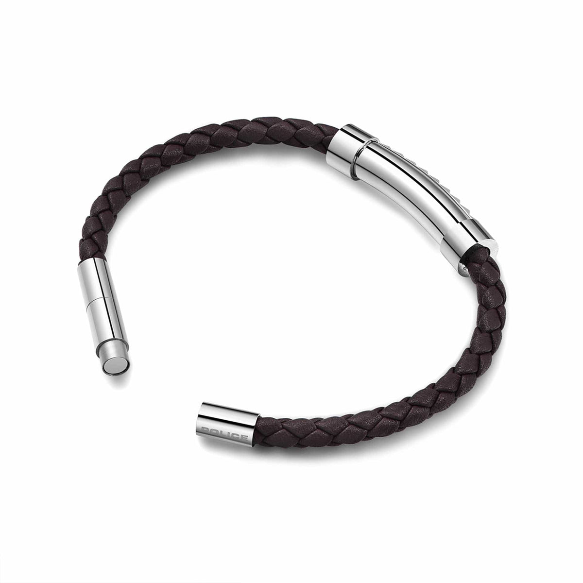 Police Geometric Metal Pulseira Homem