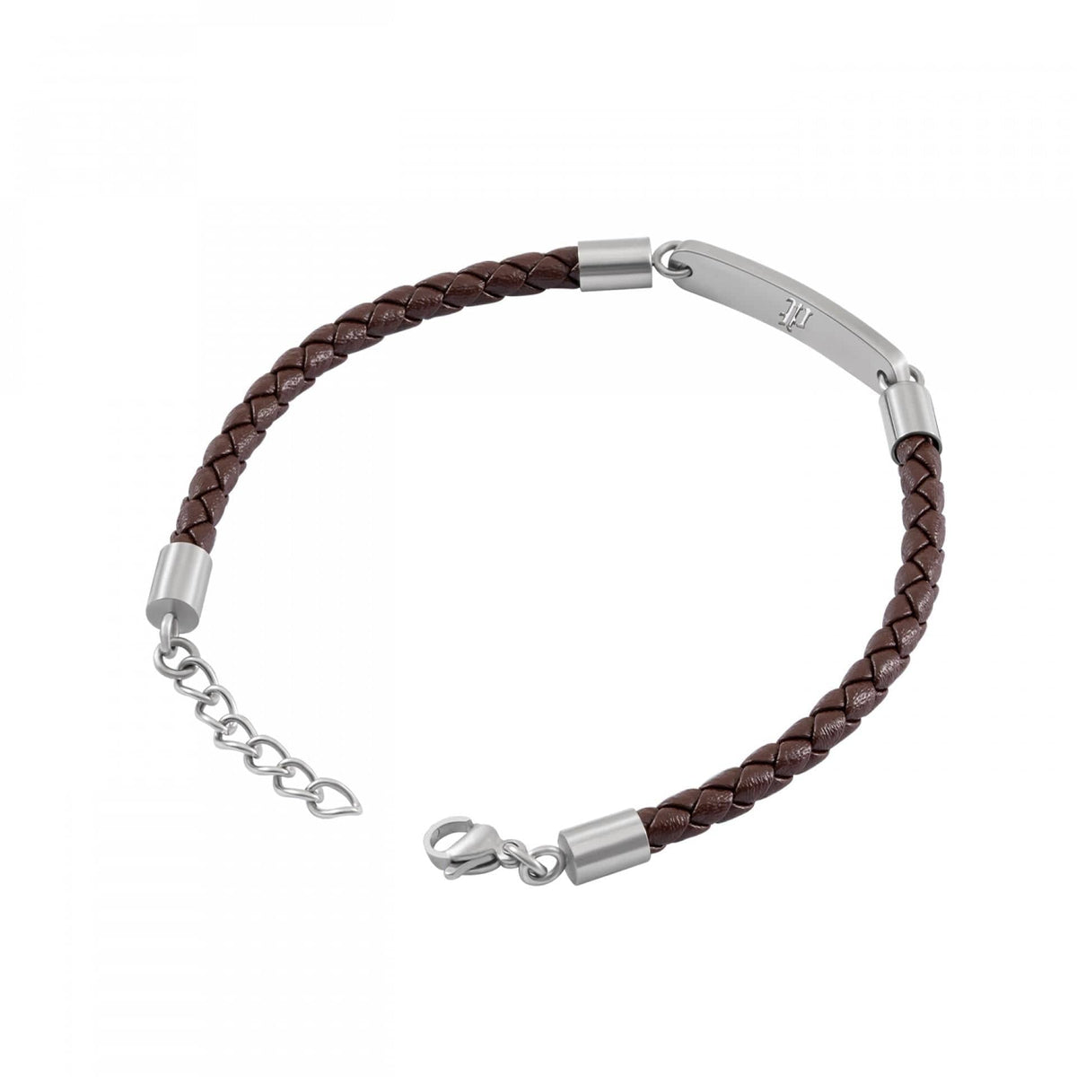 Police Pulseira Interwove Castanha Homem