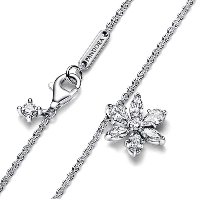 Pandora Sparkling Herbarium Cluster Colar Mulher