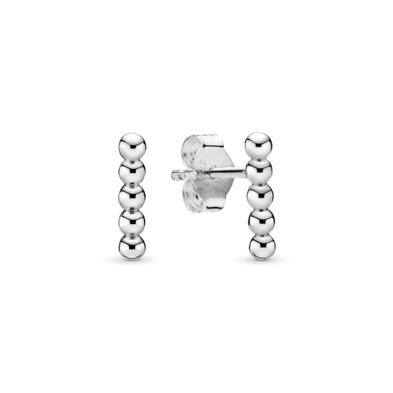 Pandora Row of Beads Brincos Mulher