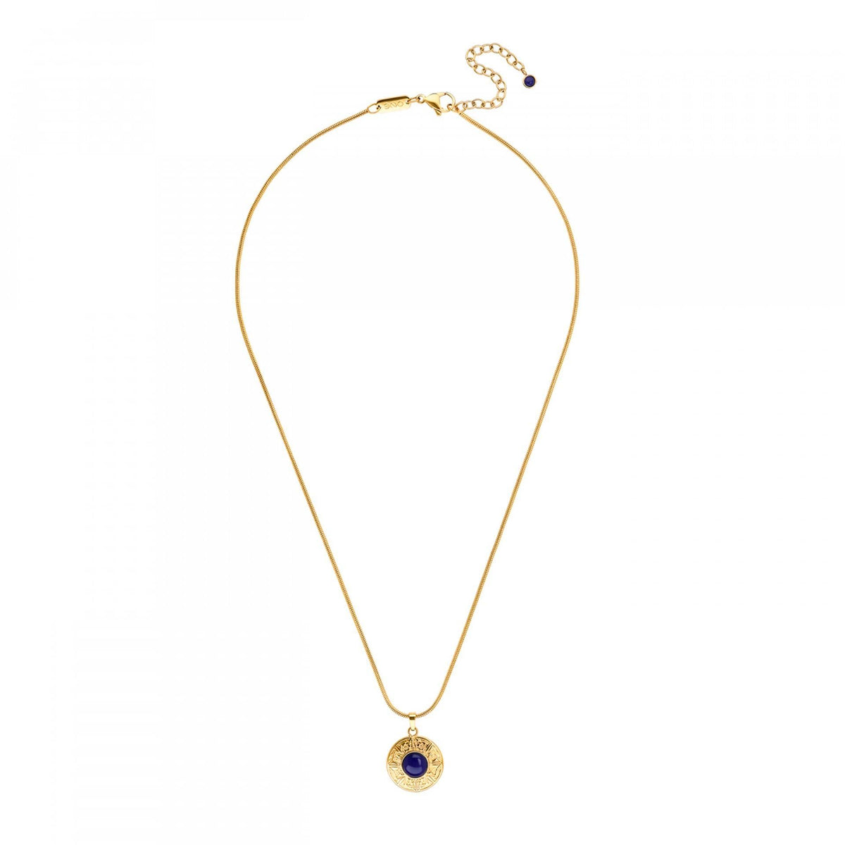 One Senhora Alma Blue Gold Colar