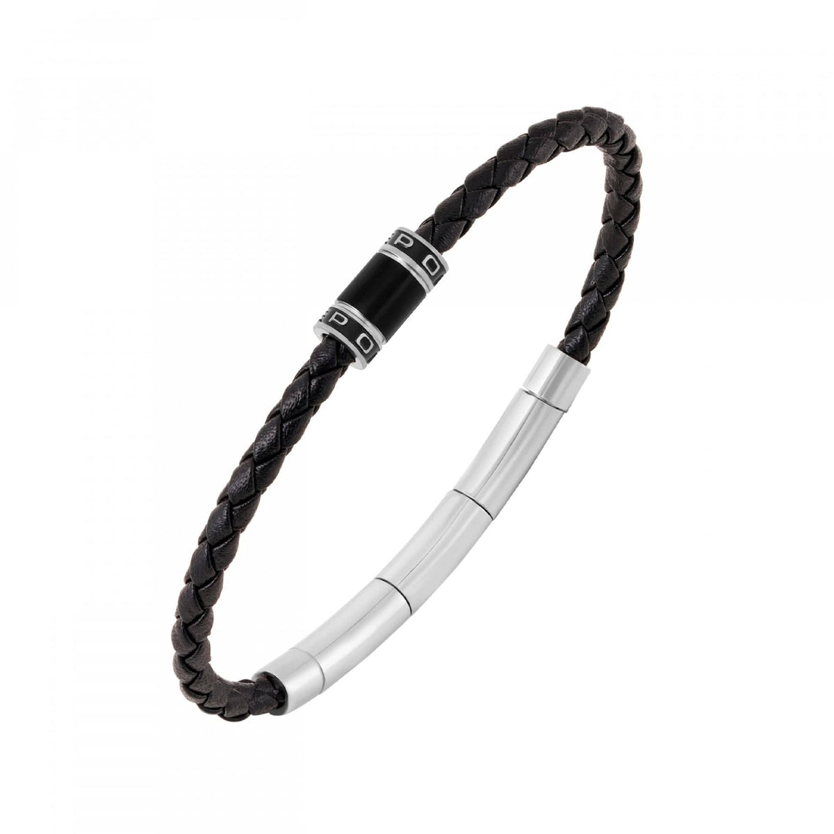 Police Pulseira Carbon Preta Homem