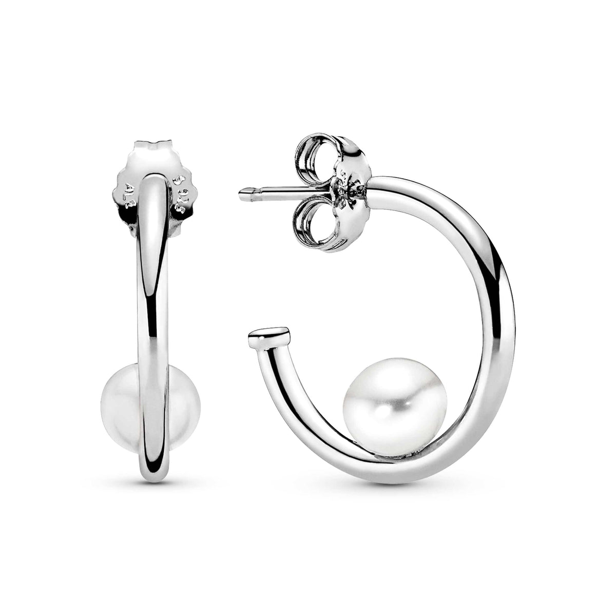 Pandora Contemporary Pearls Brincos Mulher