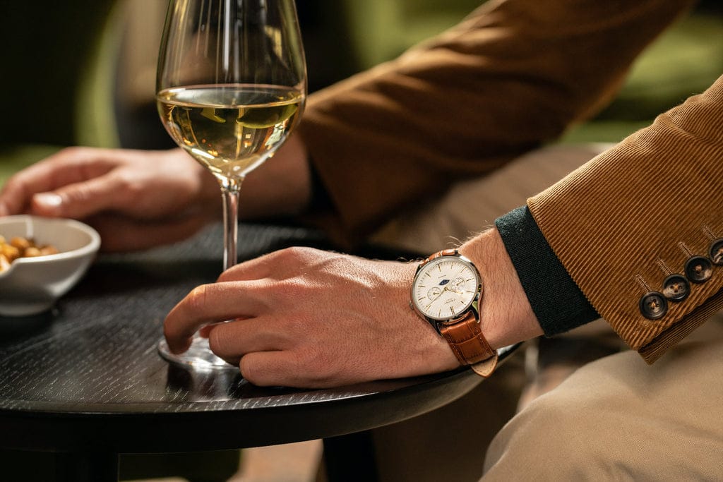 Cauny Legacy Moonphase Relógio Homem