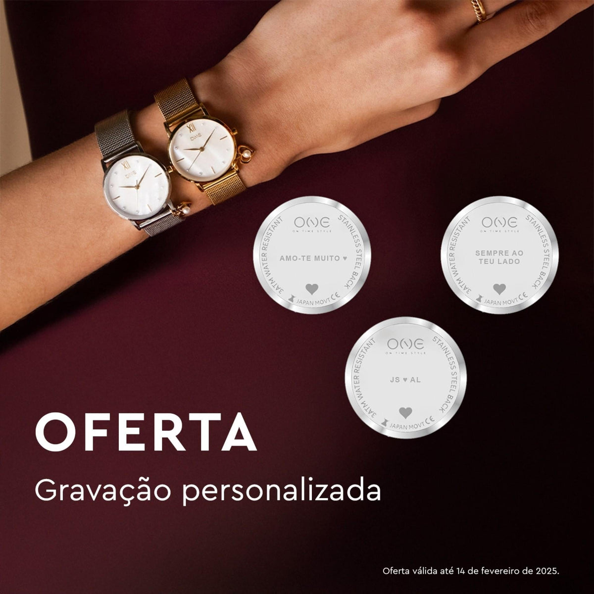 One Senhora Truly Gold Relógio