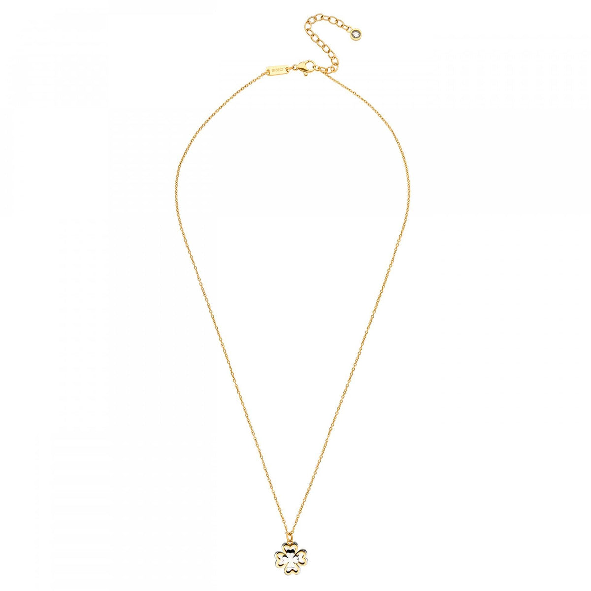 One Senhora Lucky Flower Bicolor Colar