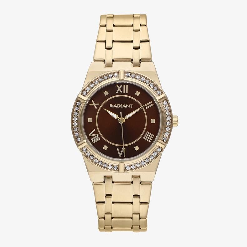 Radiant Relógio Mulher Victoria Choco Dourado