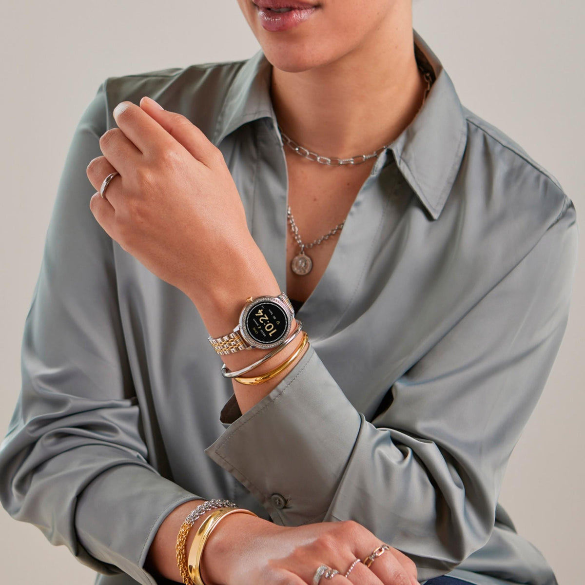 One Mini Spark Bicolor Links Smartwatch