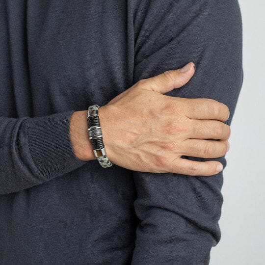 Lotus Style Dark Style Pulseira Homem