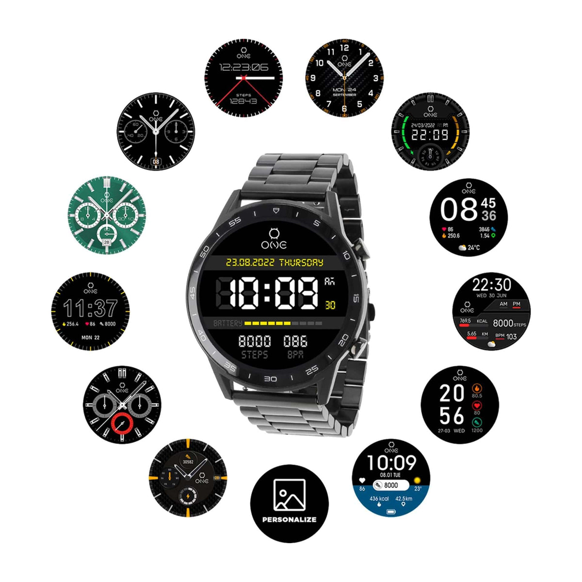 One ForceFul Relógio Gen 2 Smartwatch Homem