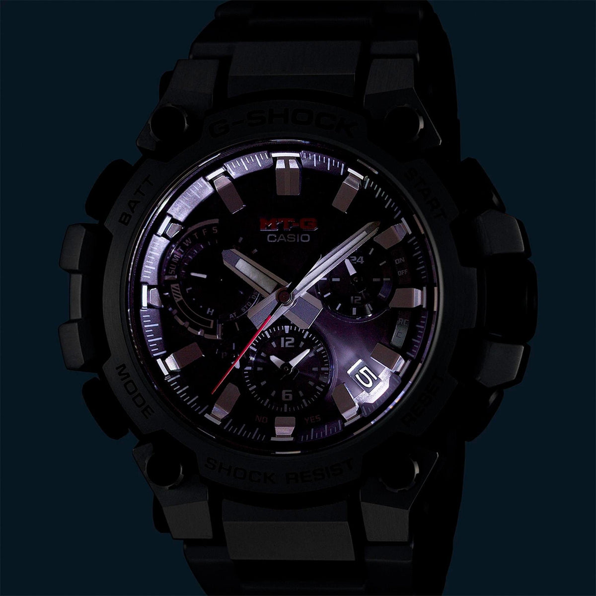 G-Shock Pro MT-G Prateado Relógio